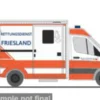 Rietze Wietmarscher Ambulanzfahrzeug RTW, 2018, Rettungsdienst Friesland, 1:87, New
