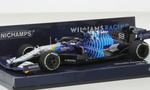 Minichamps Williams FW43B Mercedes, Formel 1, GP Saudi Arabien, 2021, Williams Racing, #63, G.Russell, 1:43, Best