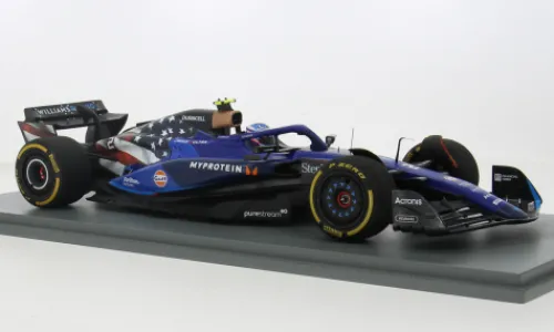 Spark Williams FW45, Formel 1, GP USA, 2023, Williams Racing, #2, L.Sargeant, 1:18, Hot
