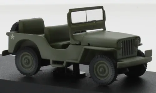 Greenlight Willys CJ-2A, oliv, 1949, US Army, 1:43, Best
