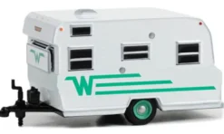 Greenlight Winnebago Travel Trailer 216, weiss/grün, 1965, 1:64, Outlet